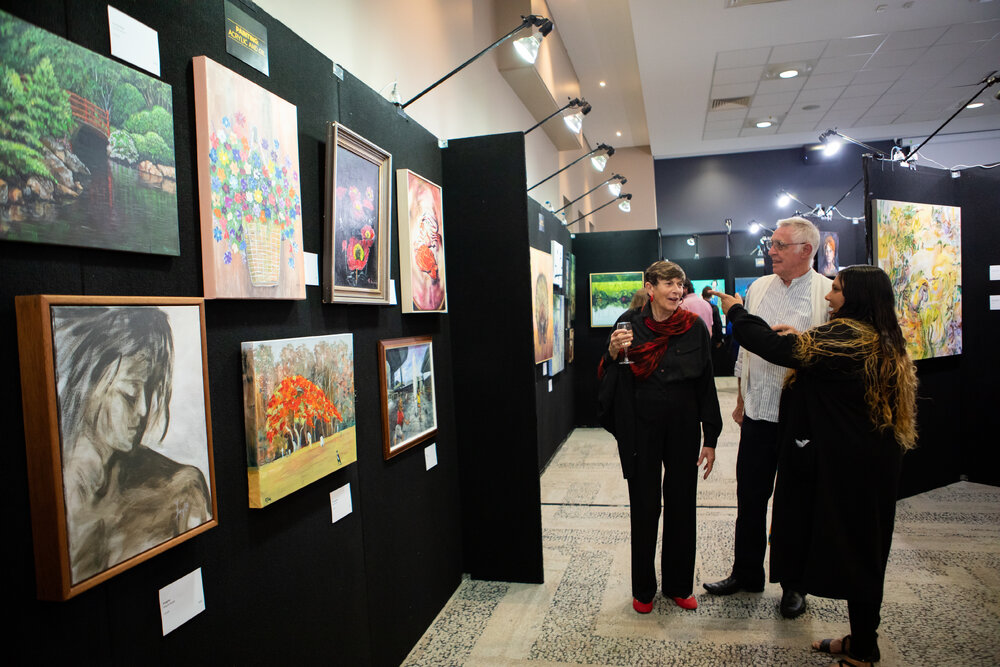 Opening night of the Ipswich Art Awards, 2021