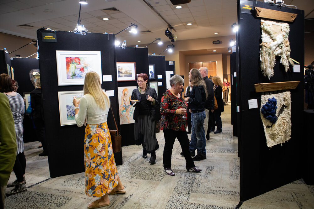 Opening night of the Ipswich Art Awards, 2021