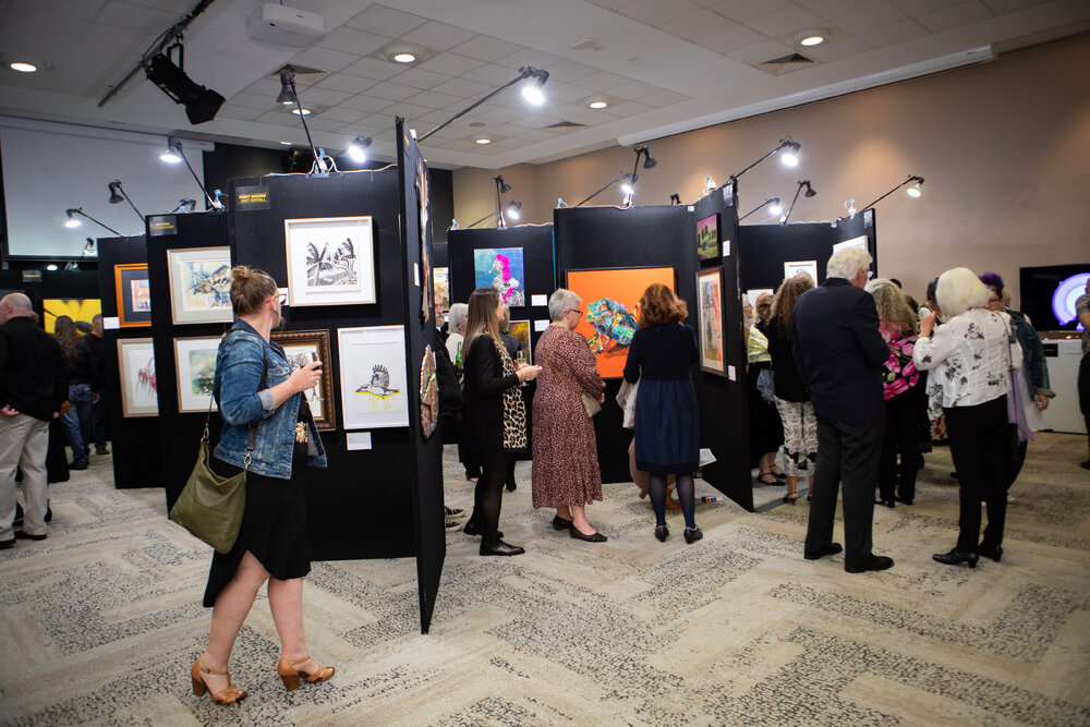 Opening night of the Ipswich Art Awards, 2021
