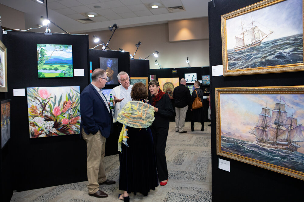 Opening night of the Ipswich Art Awards, 2021