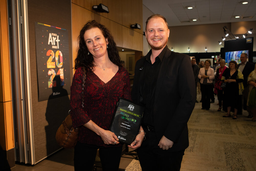 Opening night of the Ipswich Art Awards, 2021