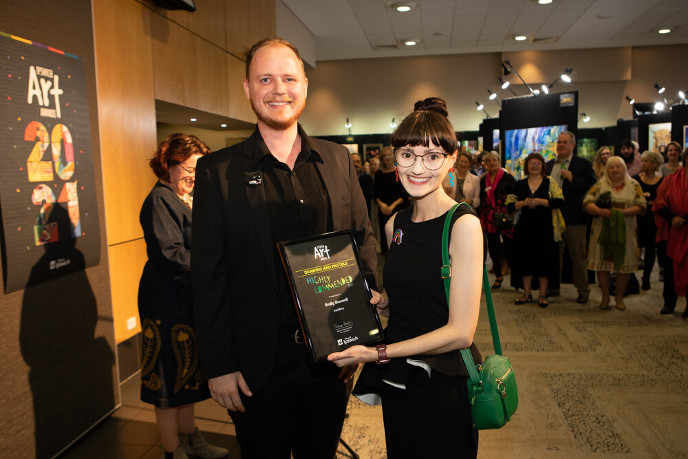 Opening night of the Ipswich Art Awards, 2021