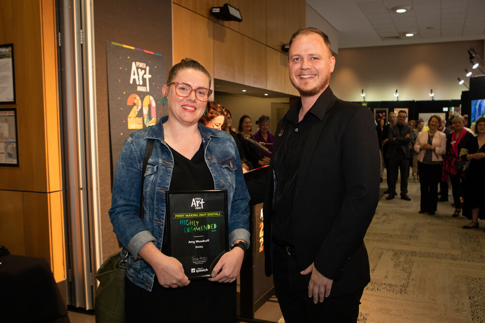 Opening night of the Ipswich Art Awards, 2021