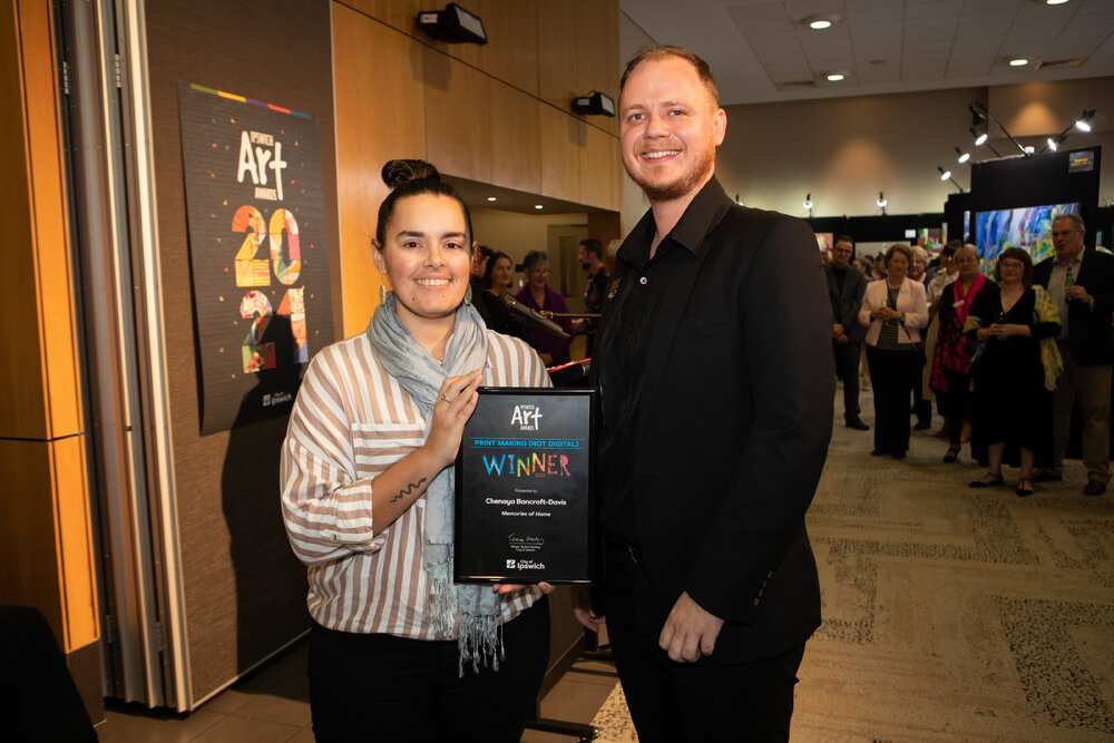 Opening night of the Ipswich Art Awards, 2021