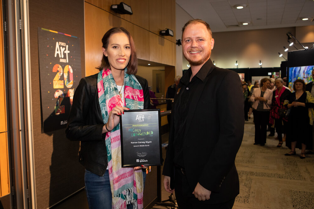 Opening night of the Ipswich Art Awards, 2021