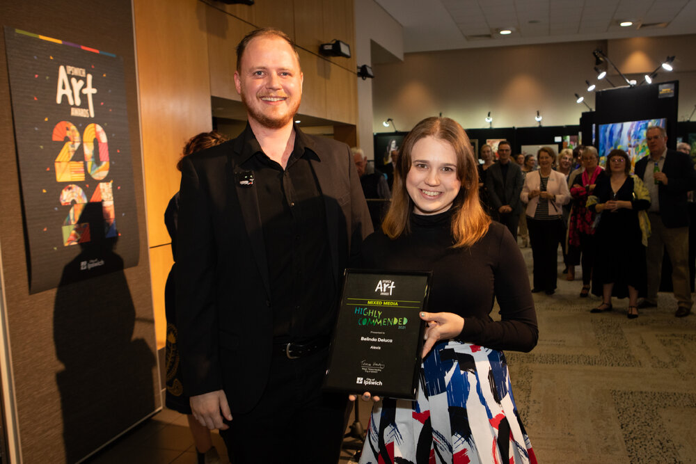 Opening night of the Ipswich Art Awards, 2021