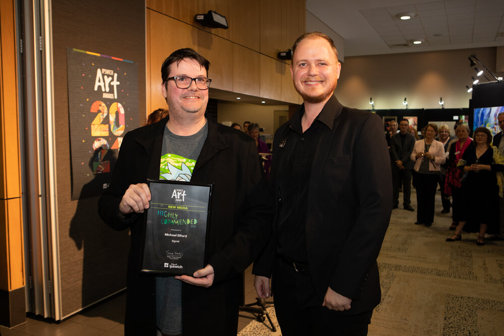 Opening night of the Ipswich Art Awards, 2021
