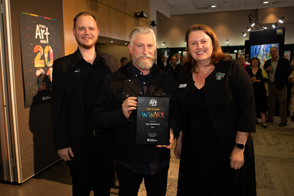 Opening night of the Ipswich Art Awards, 2021