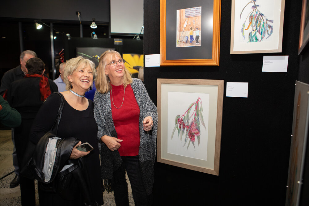 Opening night of the Ipswich Art Awards, 2021