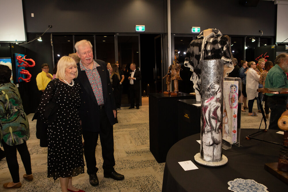 Opening night of the Ipswich Art Awards, 2021