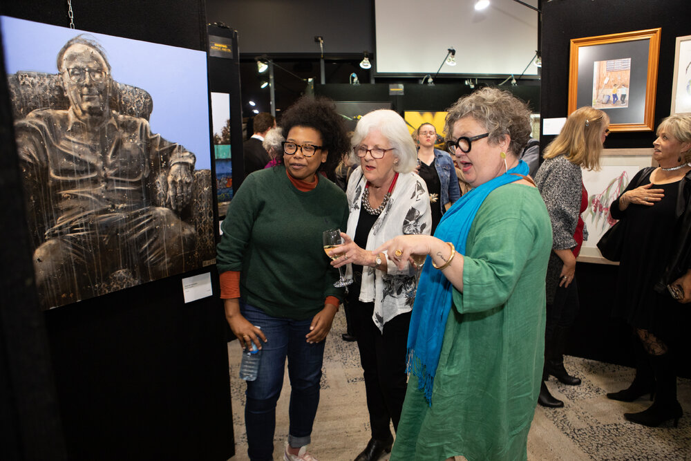 Opening night of the Ipswich Art Awards, 2021
