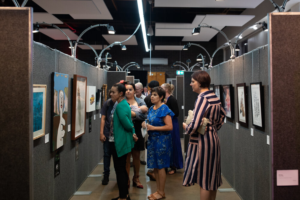 Opening of the Ipswich Art Awards, 2019