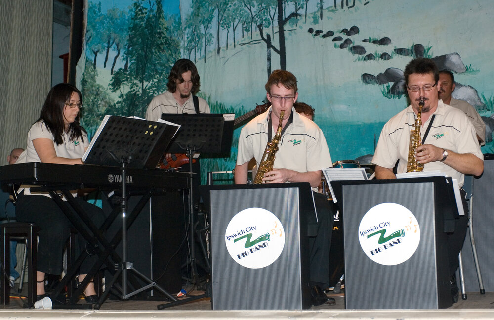 Ipswich City Big Band performing at the Ipswich Art Awards, n.d.