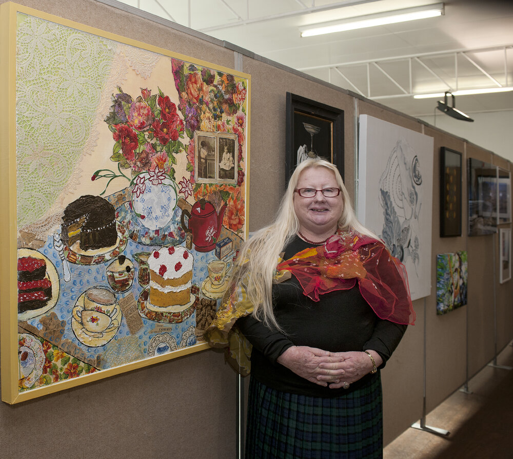 Annamaria Mays Vermeer at the Ipswich Art Awards, n.d.