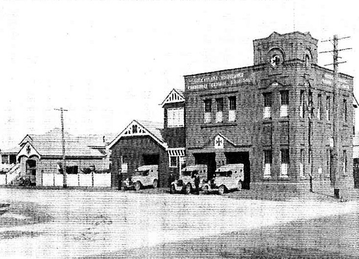 Ipswich Ambulance Station, corner Down Street and The Terrace, North Ipswich, 1900s