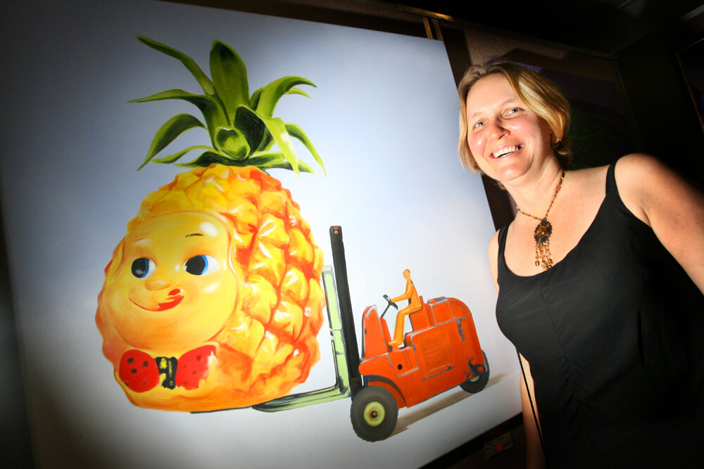 Deb Mostert at the Ipswich Art Awards, Ipswich, April 2007