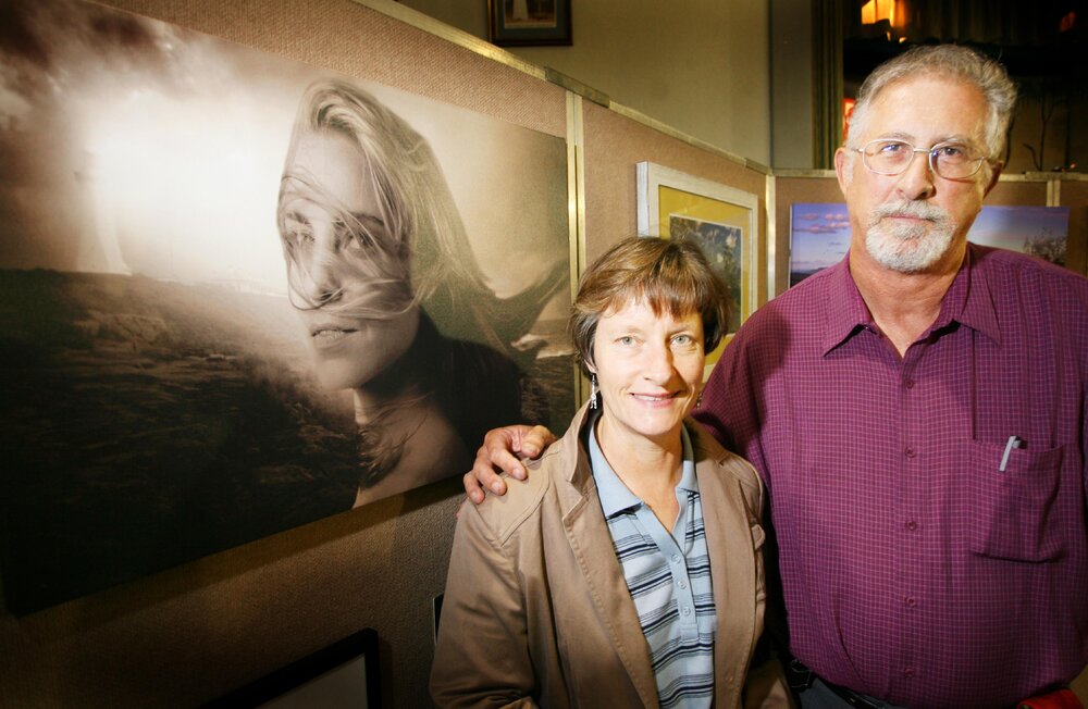 Lyn and Tom Mason at the Ipswich Art Awards, Ipswich, April 2007