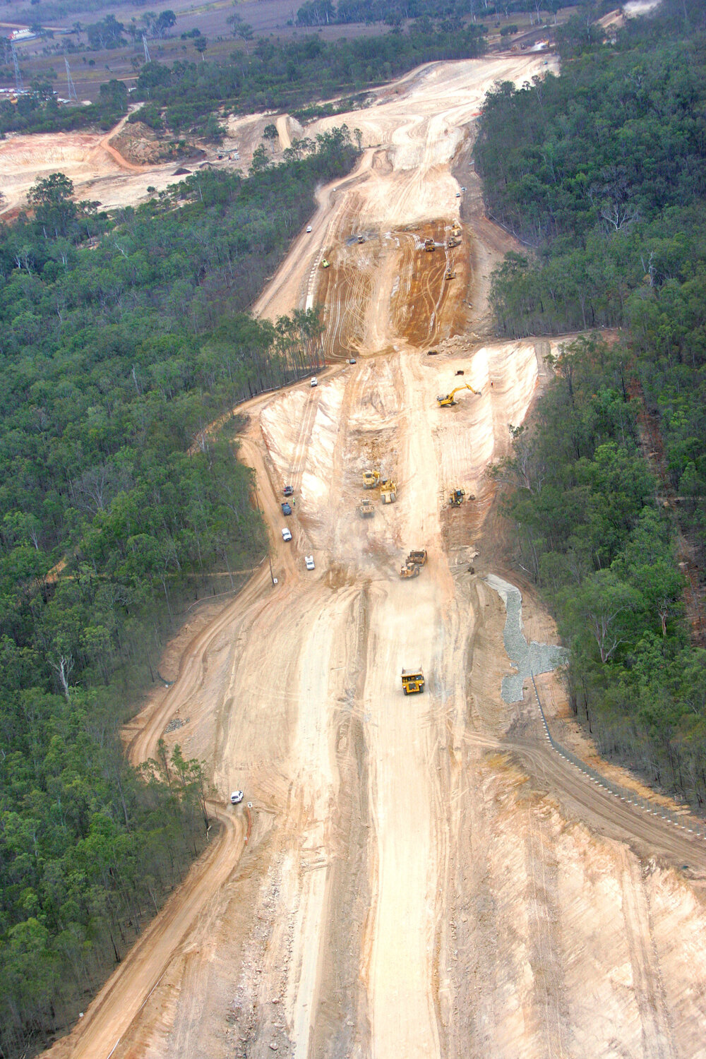 Centenary Highway upgrade at Redbank Plains, Ipswich, May 2007