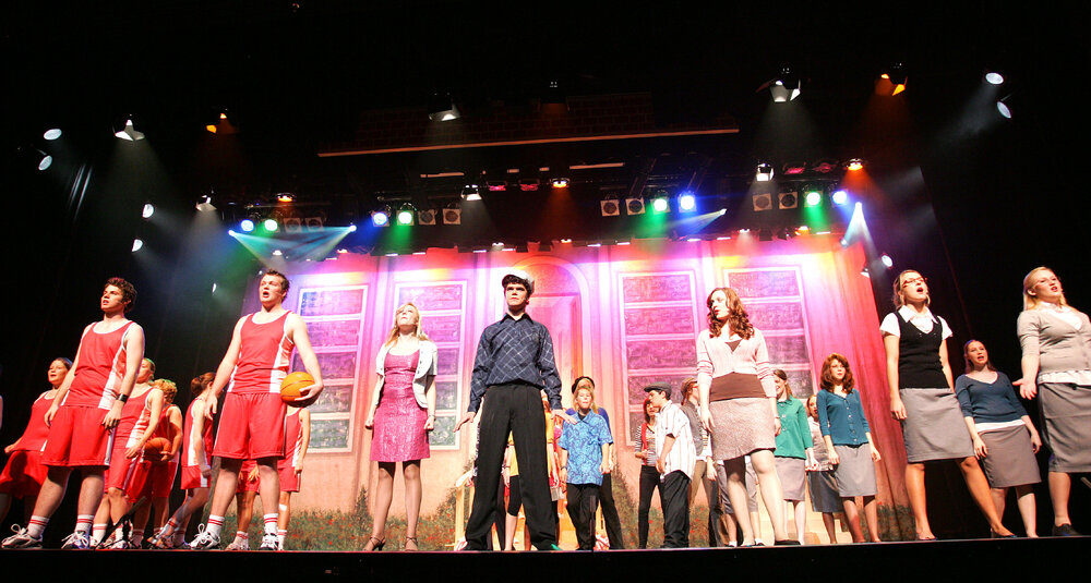 Ipswich Musical Theatre Company performing a full dress rehearsal of "High School Musical", Ipswich Civic Centre, May 2007