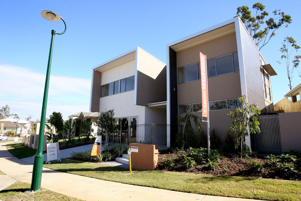 Civic Steel Homes sustainable home, Springfield, Ipswich, June 2007
