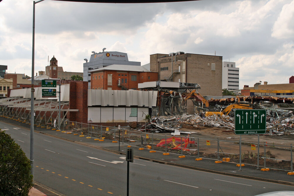 Coles Supermarket Demolition 2011