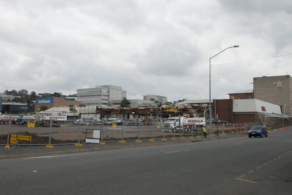 Coles Supermarket Demolition 2011