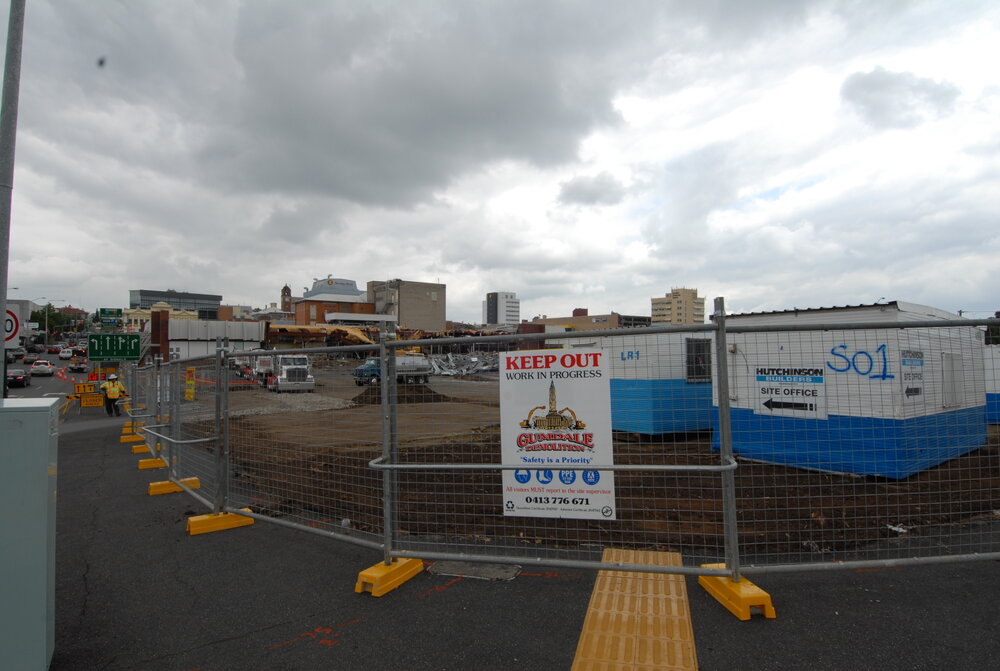 Coles Supermarket Demolition 2011