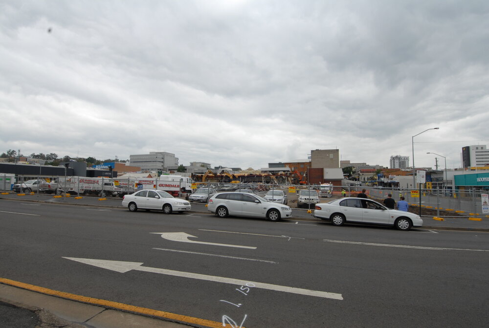 Coles Supermarket Demolition 2011