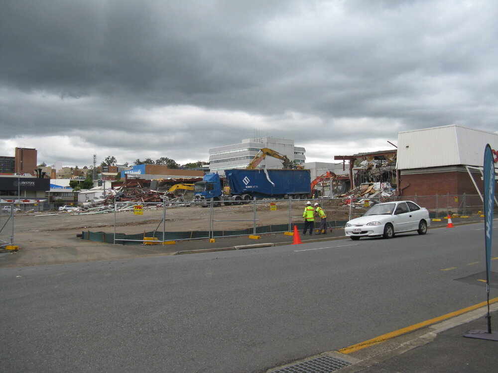 Coles Supermarket Demolition 2011