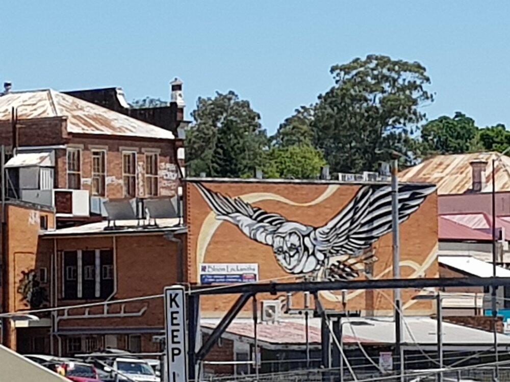 Public Art (Owl), Top of Town, 2017
