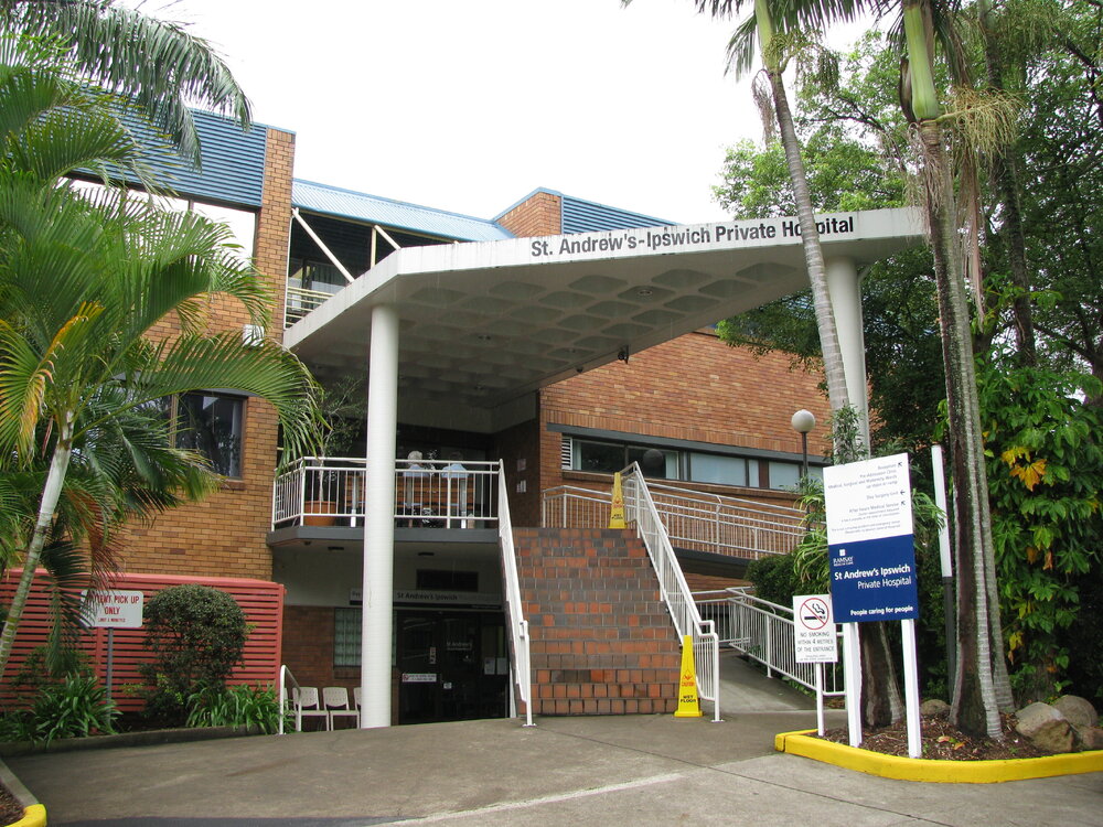 Main Entry St Andrew's Private Hospital, Ipswich, 2000s