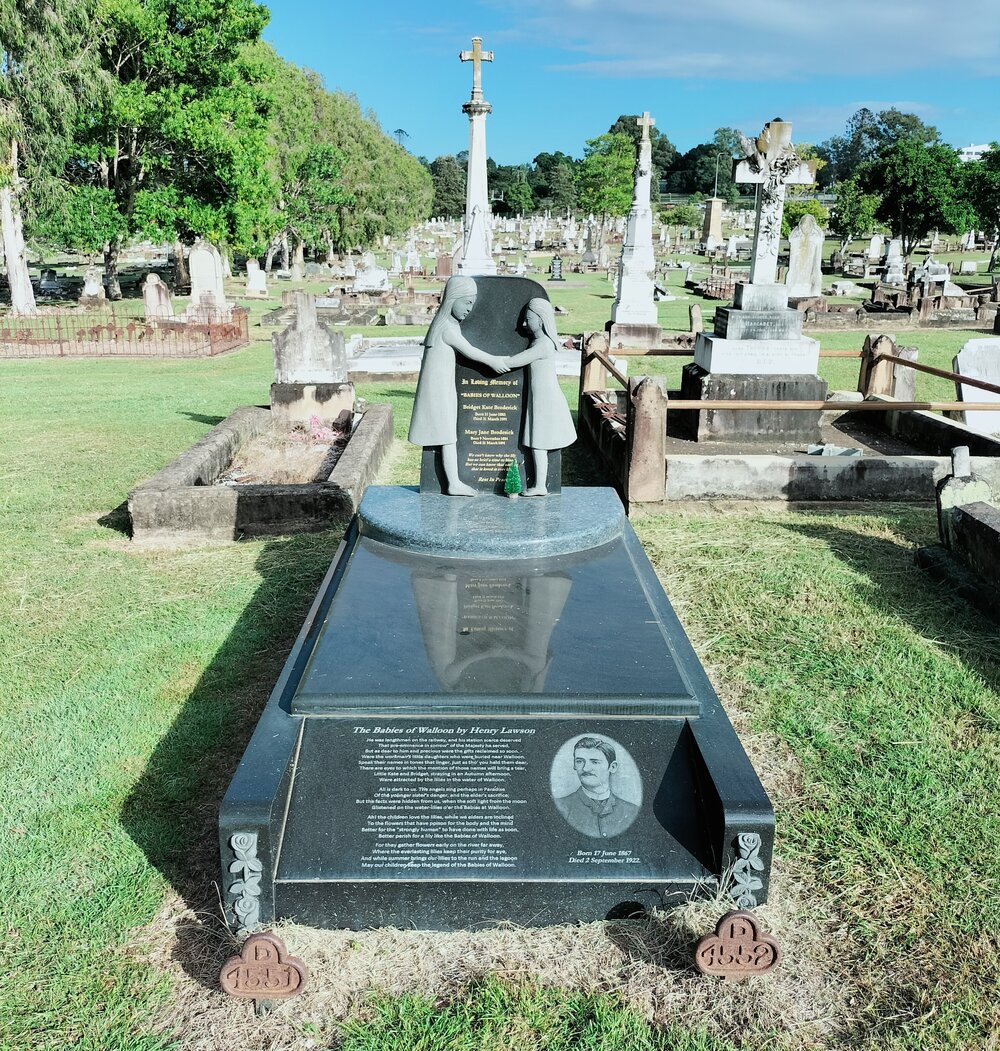 Babies of Walloon Grave, Ipswich General Cemetery, 2024