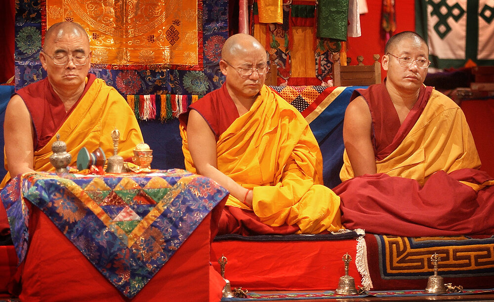 Gyuto monks at GAL, Ipswich, June 2004