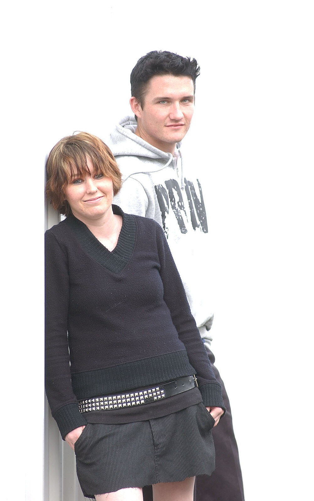 Cheryl-Anne Christian and Kris Stumer,  half of Ipswich band 'Tankish Behaviour' at the 2004 Ipswich Battle of the Bands, Ipswich, July 2004