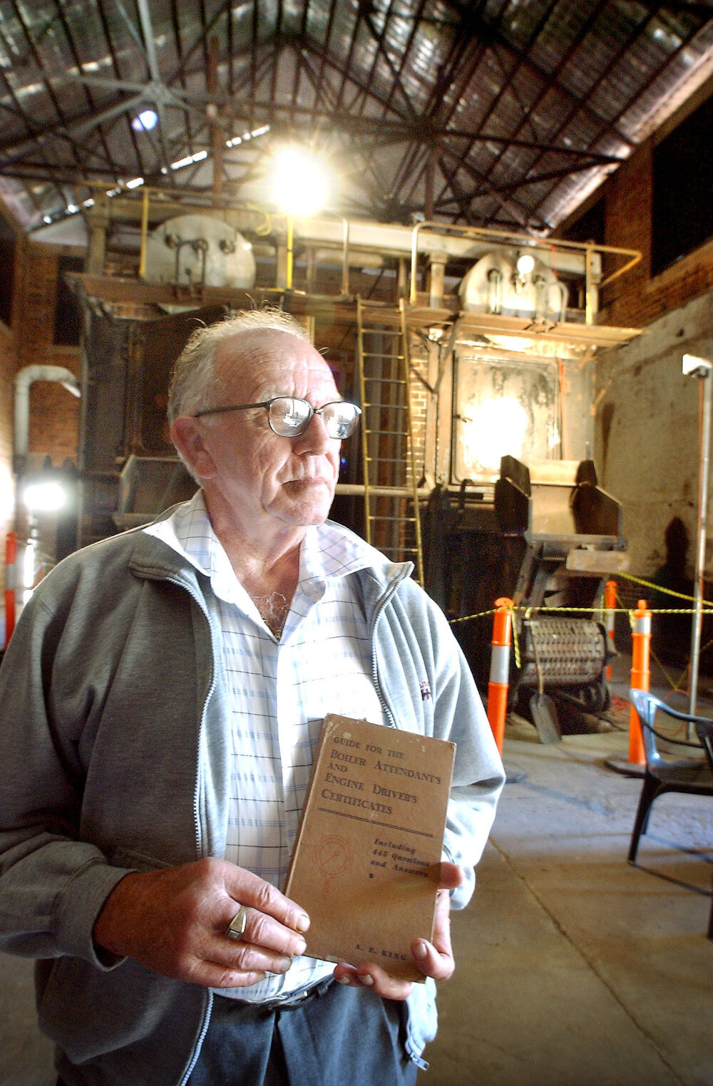 Vincent Gott at the Boiler House reunion at UQ Ipswich, Ipswich, July 2004 