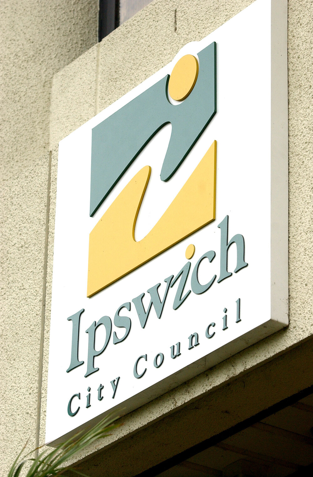 Ipswich City Council sign, Ipswich, September 2004 