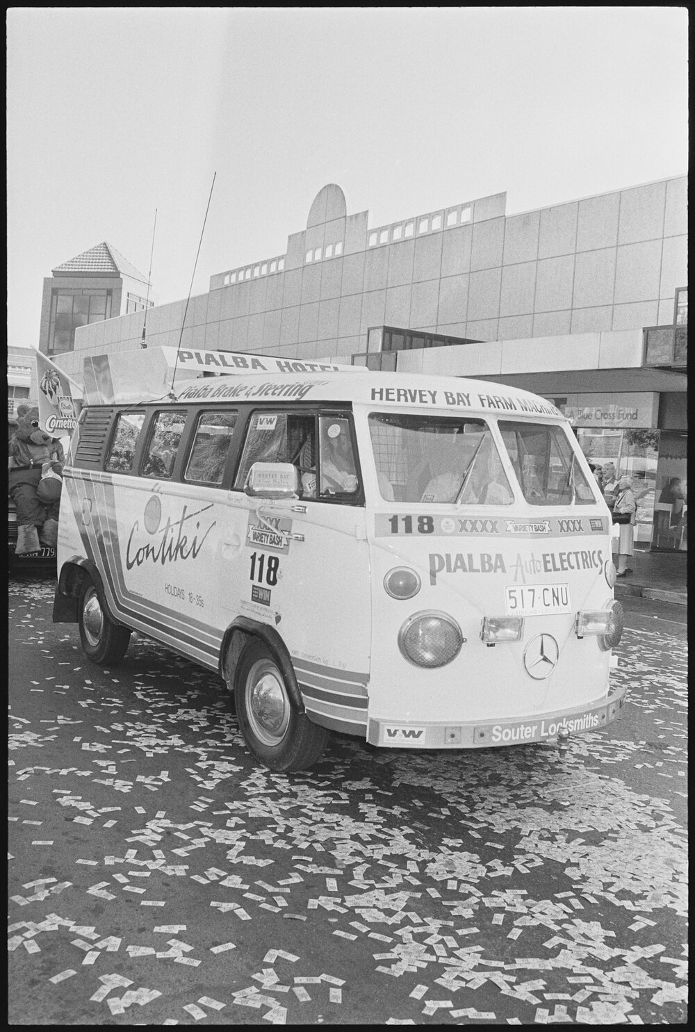 Variety Bash parade, Brisbane Street, Ipswich, 5th August 1994