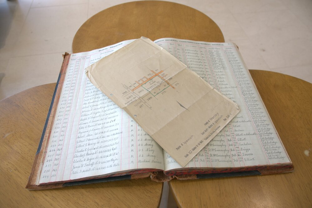 Manson Park Burial Records - Photographs of original books 2026