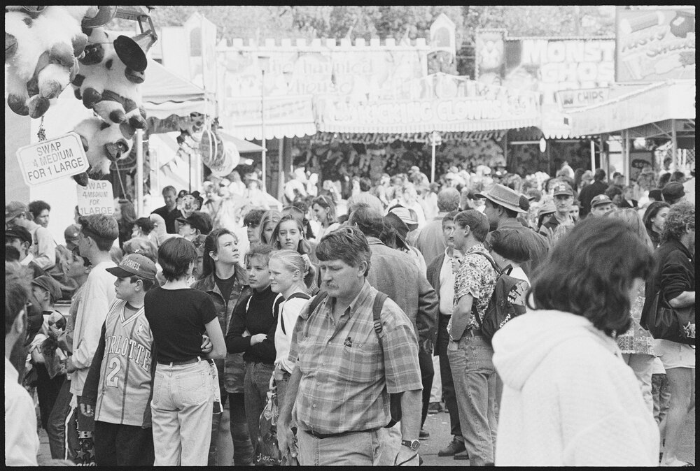 Sideshow Alley at the Ekka, Brisbane Showgrounds, Brisbane, 21st August 1994