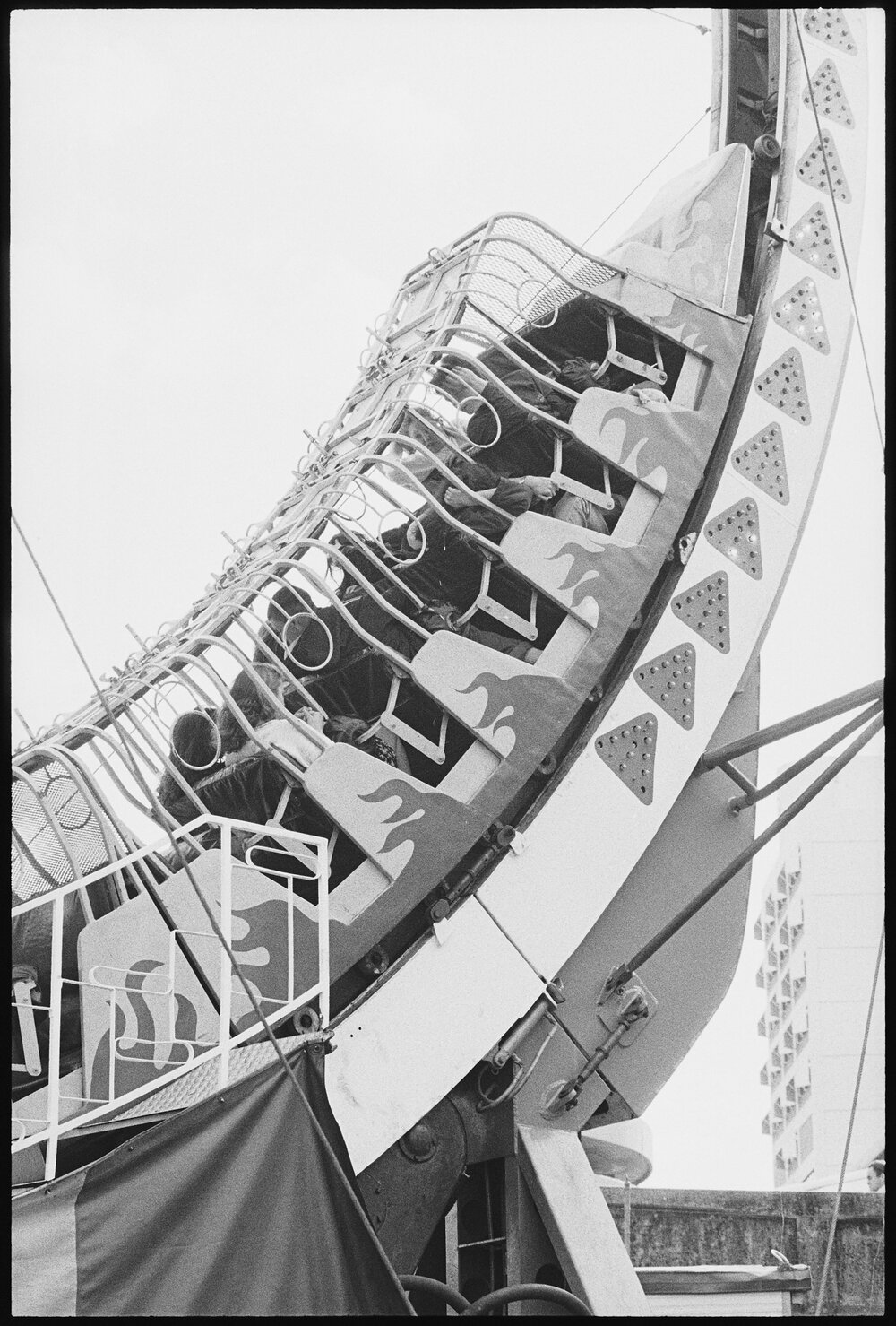 Swinging Ship amusement ride at the Ekka, Brisbane Showgrounds, Brisbane, 21st August 1994