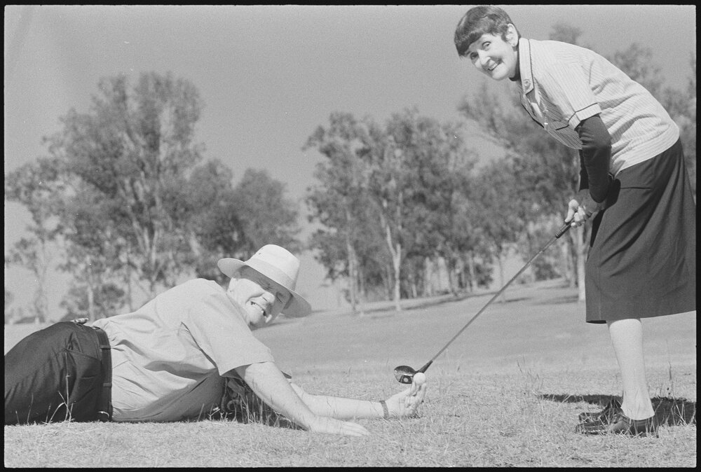 Unidentified golfers, Ipswich area, August 1994