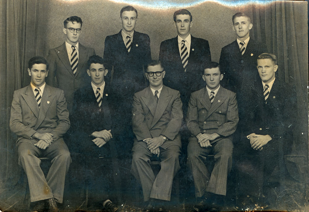 Ipswich Grammar School possibly the prefects, Ipswich, 1953