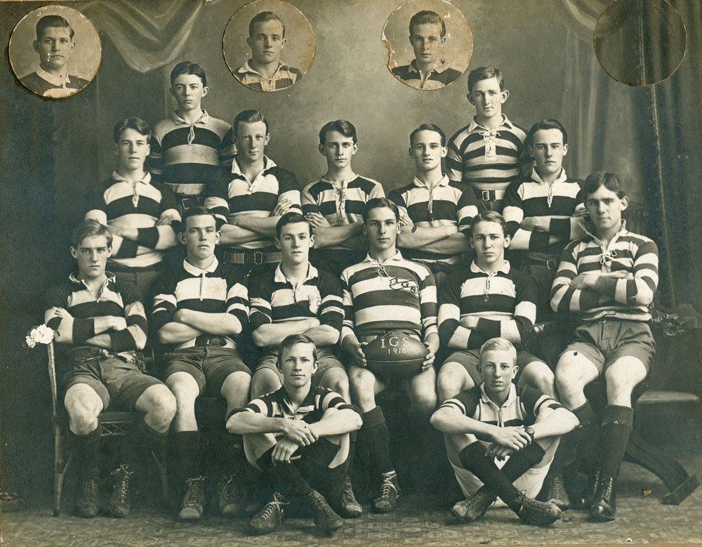 Ipswich Grammar School, First XV, Rugby Union team, Ipswich, 1918
