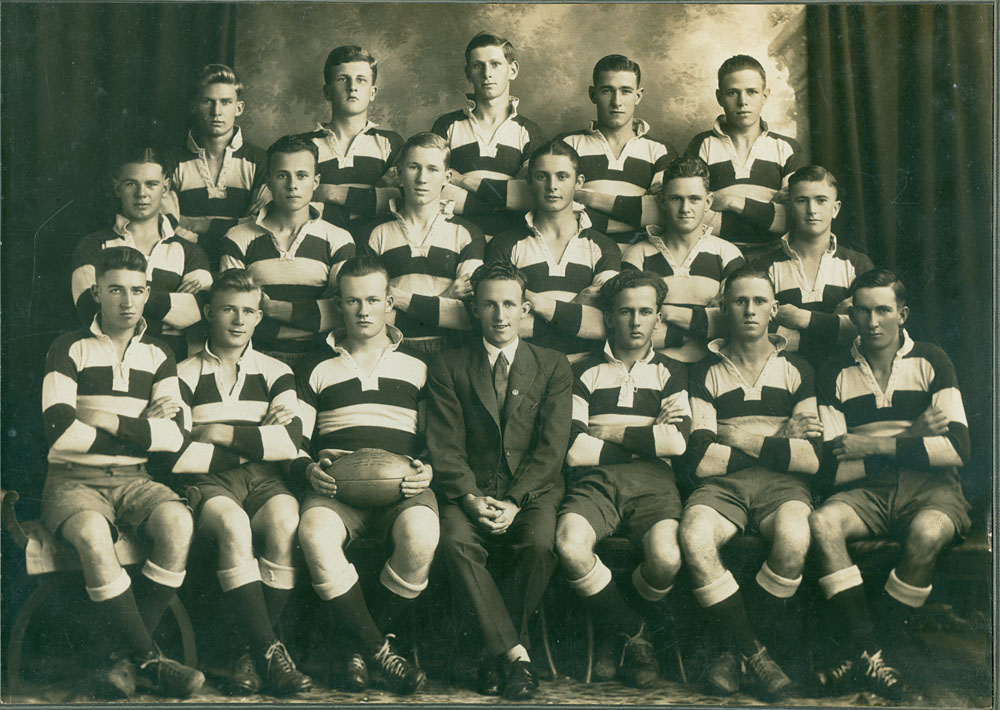 Ipswich Grammar School, 1st Football Team, Rugby Union, Ipswich, 1930