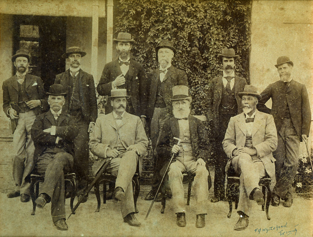 Ipswich Grammar School staff and trustees, Ipswich, 1898