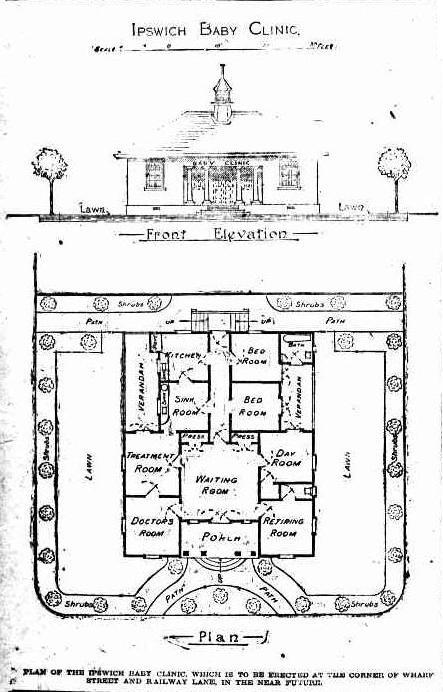 Ipswich Baby Clinic Plan, 1923