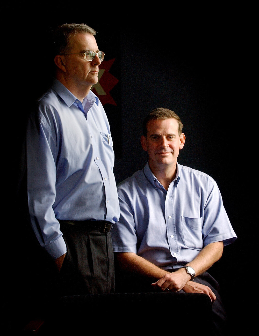Professor Harvey Whiteford and Dr Michael Hilton have started research about depression in the workplace, Ipswich, 12th January 2005 