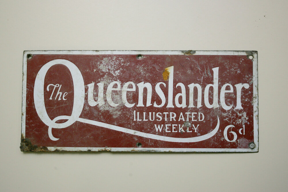The Queensland sign, Ipswich, 13th January 2005 