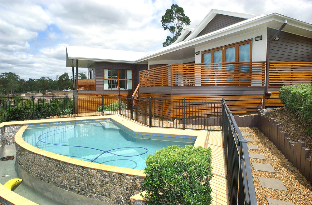 The Marasea house at Brookwater, Ipswich, 17th January 2005 