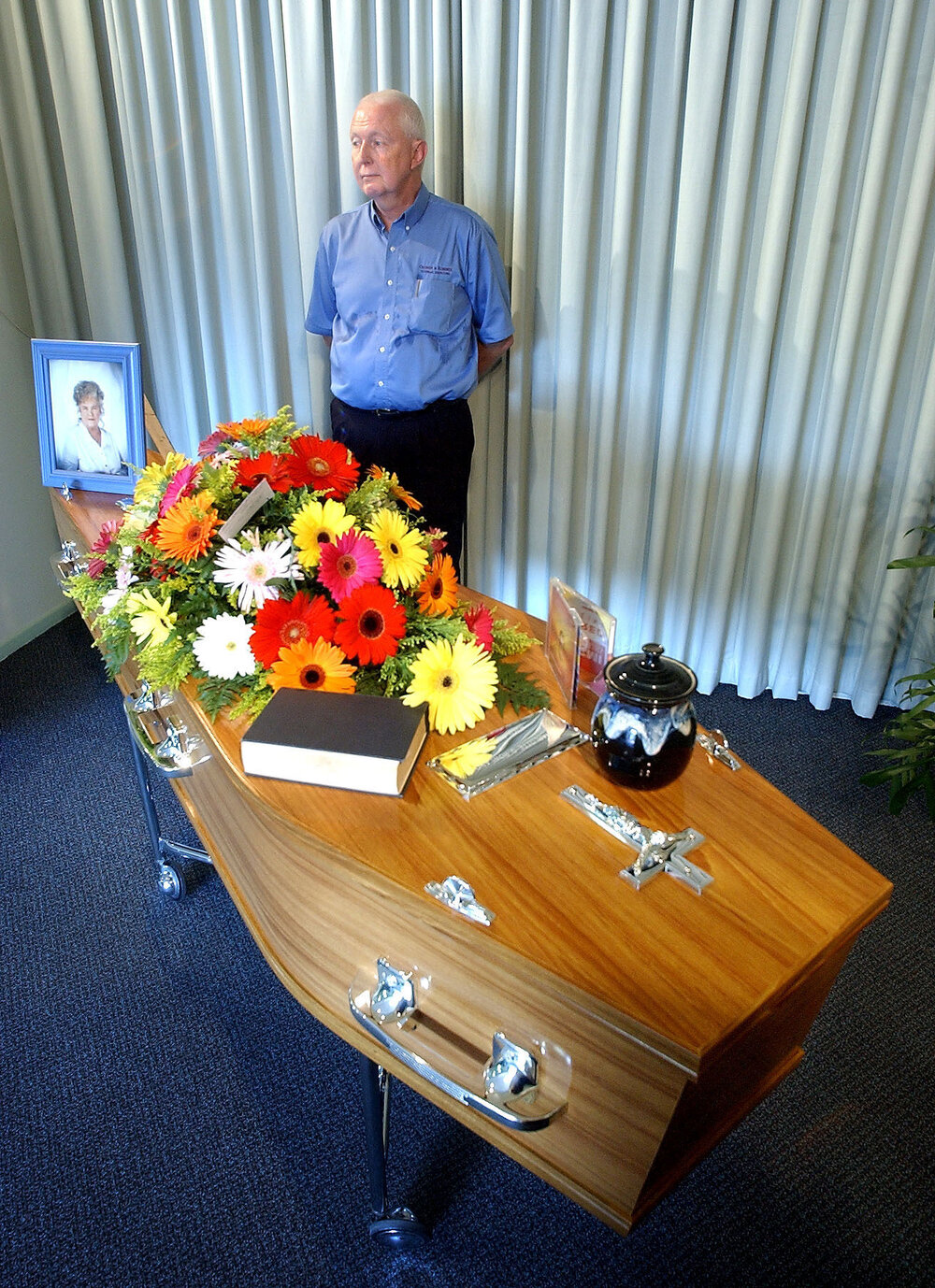 Dominic Roberts of Cronin And Roberts Cremation And Funeral Directors, Ipswich, 20th January 2005 